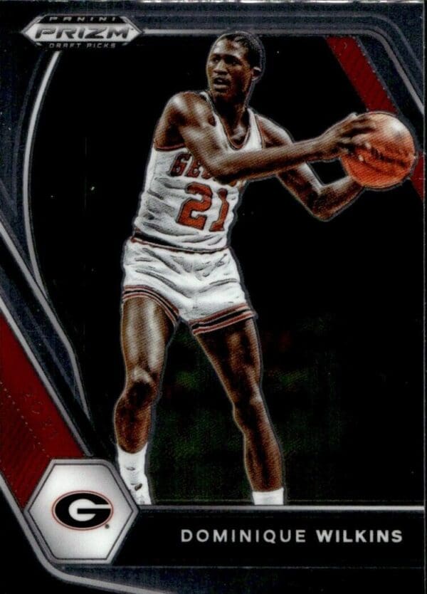 _10 2021-22 Panini Prizm Draft Picks Dominique Wilkins Georgia Bulldogs #93