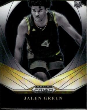 2021-22 Panini Prizm Draft Picks Jalen Green Houston Rockets #9 Brilliance