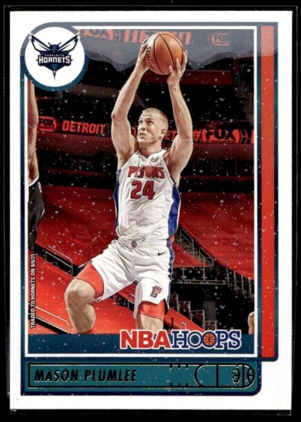 2021 NBA Hoops Winter Edition Charlotte Hornets #165 Mason Plumlee