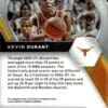 2021-22 Panini Prizm Draft Picks Kevin Durant Texas Longhorns #52 Green Prizm