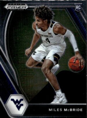 2021-22 Panini Prizm Draft Picks Miles McBride West Virginia Mountaineers #32