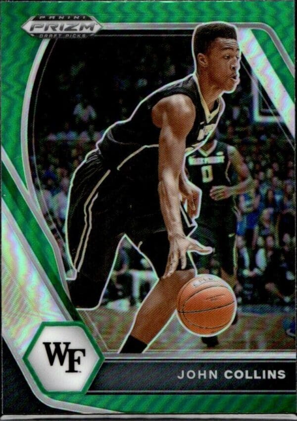 2021-22 Panini Prizm Draft Picks John Collins Wake Forest Demon Deacons #94