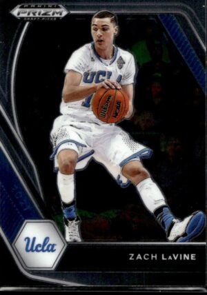 _10 2021-22 Panini Prizm Draft Picks Zach LaVine UCLA Bruins #80