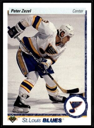 1990 Upper Deck St. Louis Blues #17 Peter Zezel