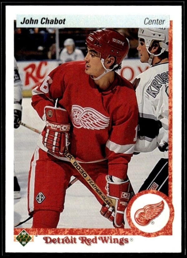 1990 Upper Deck Detroit Red Wings #113 John Chabot