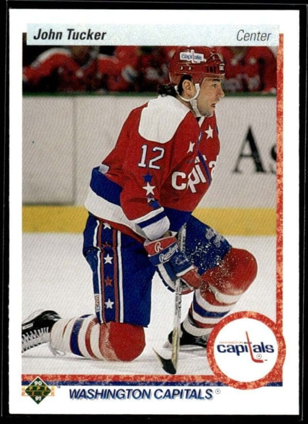 _10 1990 Upper Deck Washington Capitals #387 John Tucker
