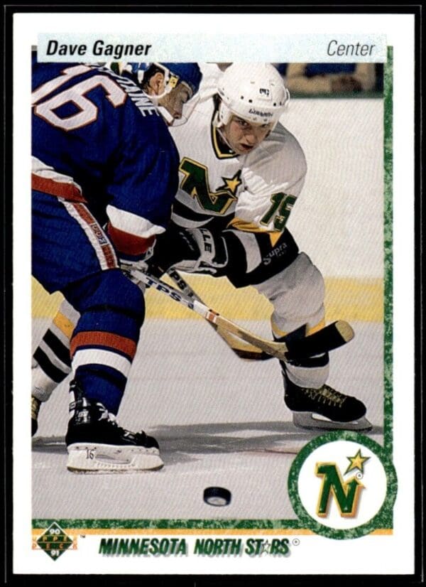 _10 1990 Upper Deck Minnesota North Stars #248 Dave Gagner