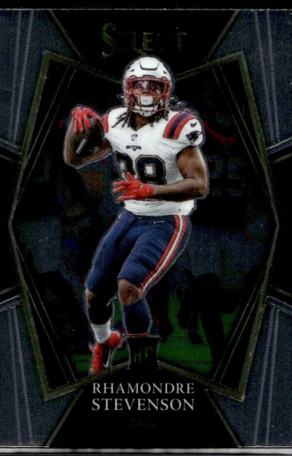 _10 2021 Panini Select Rhamondre Stevenson Rookie New England Patriots #175