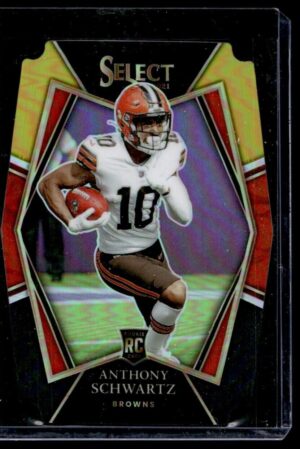_10 2021 Panini Select Anthony Schwartz Rookie Cleveland Browns #170 Die-Cut