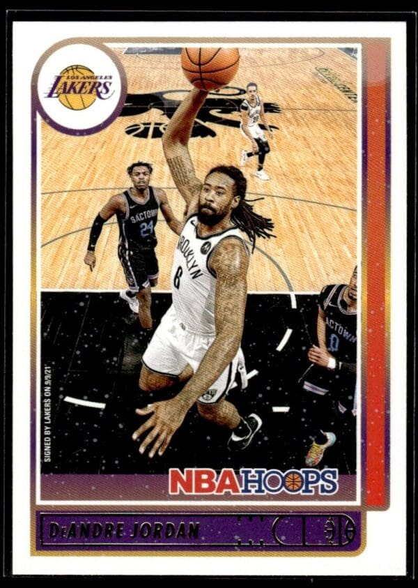2021 NBA Hoops Winter Edition Los Angeles Lakers #107 DeAndre Jordan