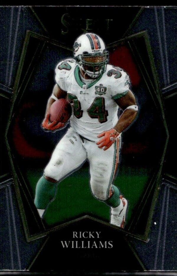 _10 2022 Panini Select Ricky Williams Miami Dolphins #136