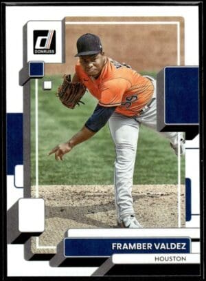 _10 2022 Donruss Houston Astros #175 Framber Valdez