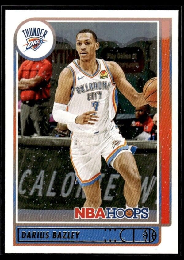 2021 NBA Hoops Winter Edition Oklahoma City Thunder #23 Darius Bazley