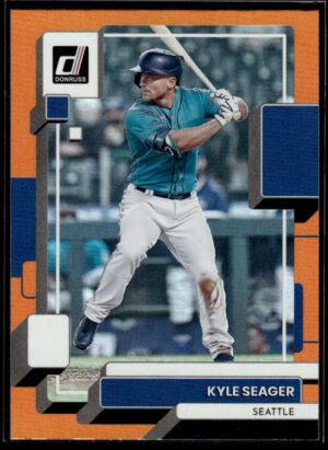 2022 Donruss Seattle Mariners #221 Kyle Seager Orange Holo