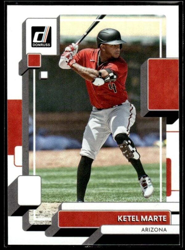 _10 2022 Donruss Arizona Diamondbacks #133 Ketel Marte