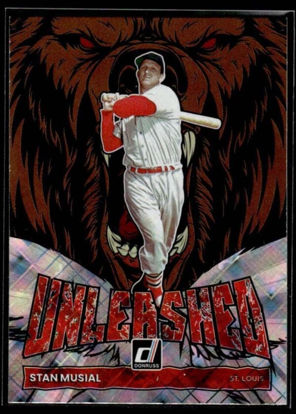 _10 2022 Donruss Unleashed Diamond St. Louis Cardinals #UL-14 Stan Musial