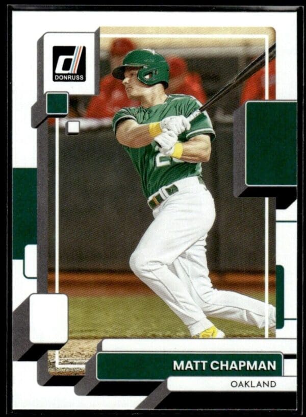 _10 2022 Donruss Oakland Athletics #162 Matt Chapman