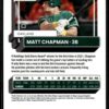 2022 Donruss Oakland Athletics #162 Matt Chapman