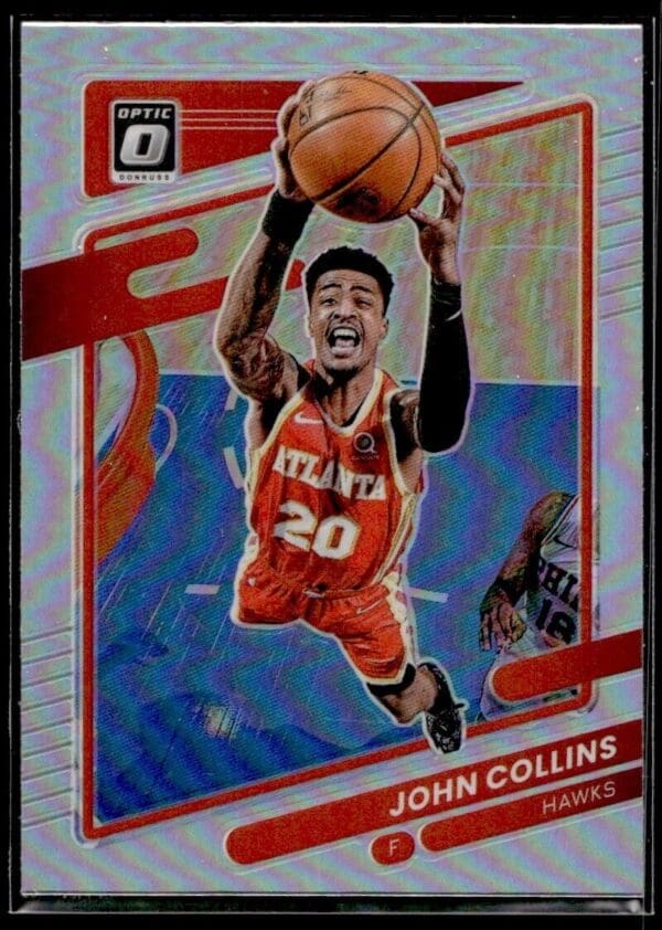 2021 Donruss Optic Atlanta Hawks #129 John Collins Holo
