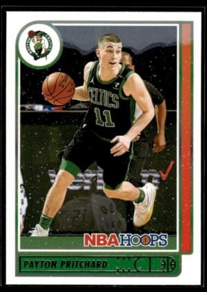 2021 NBA Hoops Winter Edition Boston Celtics #59 Payton Pritchard RC Rookie