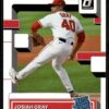 2022 Donruss Washington Nationals #42 Josiah Gray RC Rookie
