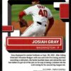 2022 Donruss Washington Nationals #42 Josiah Gray RC Rookie