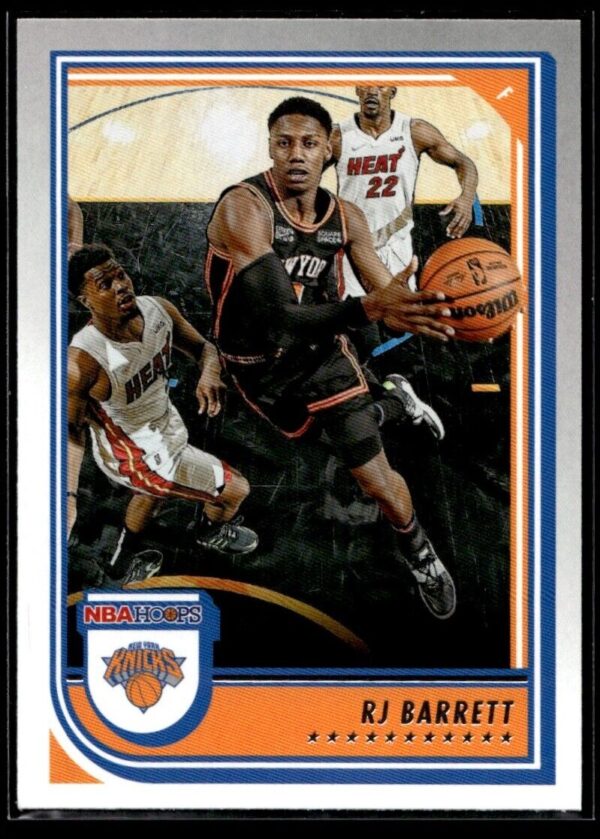 _10 2022 Hoops New York Knicks #18 RJ Barrett