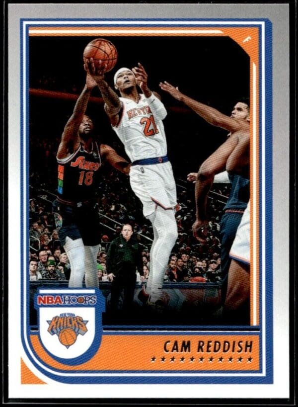 _10 2022 Hoops New York Knicks #25 Cam Reddish
