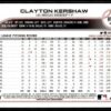 2022 Topps Holiday Los Angeles Dodgers #HW91 Clayton Kershaw Metallic