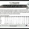 2022 Topps Holiday Seattle Mariners #HW191 Ty France Metallic
