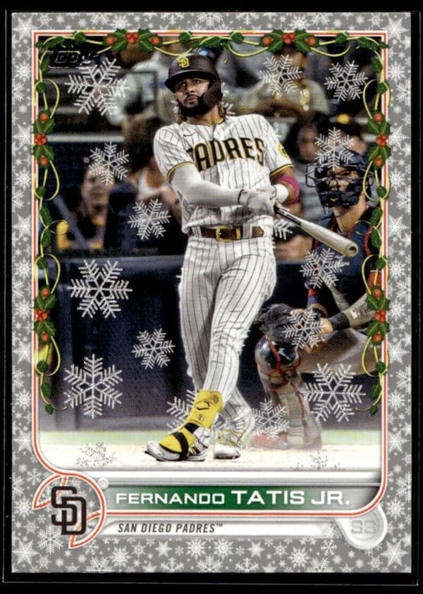 _10 2022 Topps Holiday San Diego Padres #HW179 Fernando Tatis Jr. Metallic
