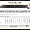 2022 Topps Holiday Milwaukee Brewers #HW184 Willy Adames Metallic