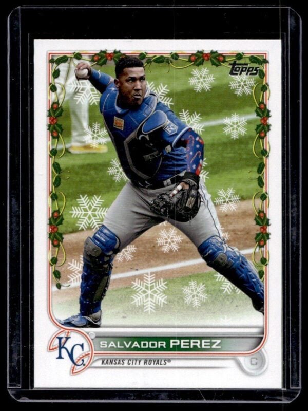 2022 Topps Holiday Kansas City Royals #HW51 Salvador Perez Metallic