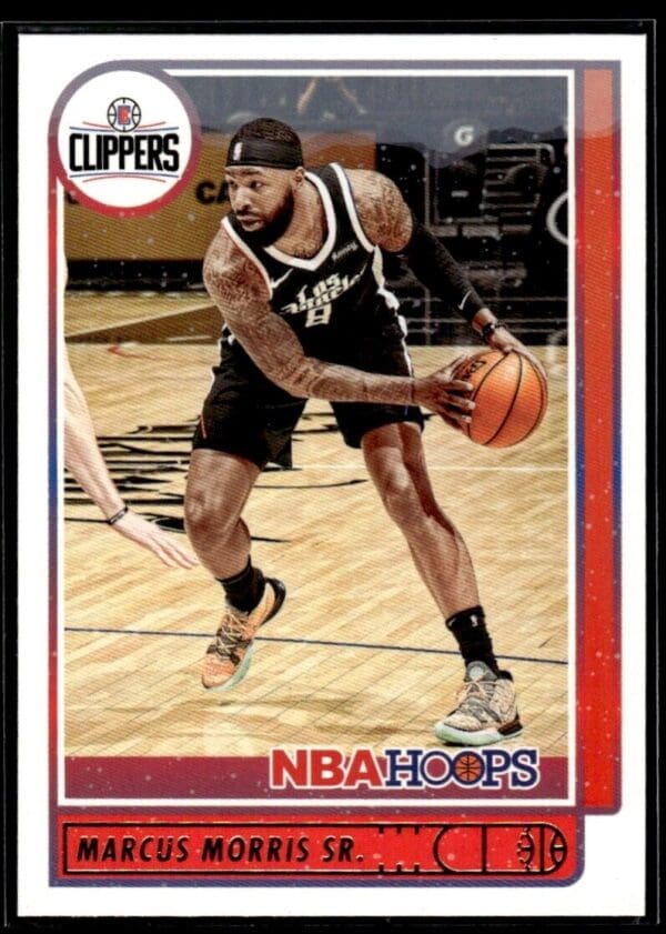 2021 NBA Hoops Winter Edition Los Angeles Clippers #106 Marcus Morris Sr.