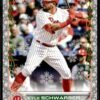 2022 Topps Holiday Philadelphia Phillies #HW99 Kyle Schwarber Metallic