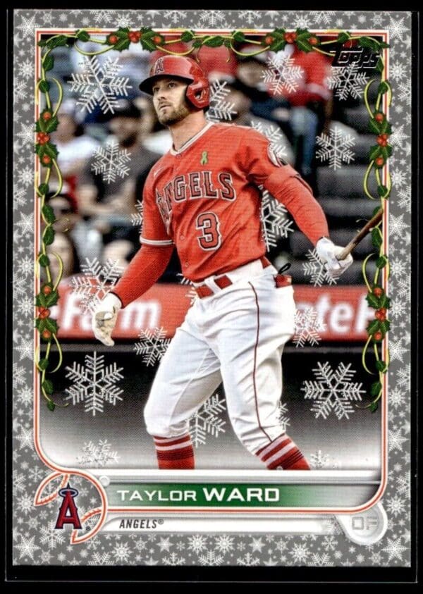 2022 Topps Holiday Los Angeles Angels #HW106 Taylor Ward Metallic