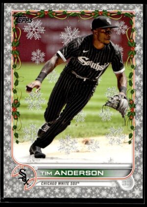 2022 Topps Holiday Chicago White Sox #HW187 Tim Anderson Metallic