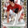 2022 Topps Holiday Cleveland Guardians #HW126 Shane Bieber Metallic