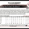 2022 Topps Holiday Cleveland Guardians #HW126 Shane Bieber Metallic