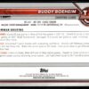 2002 Bowman University  #51 Buddy Boheim
