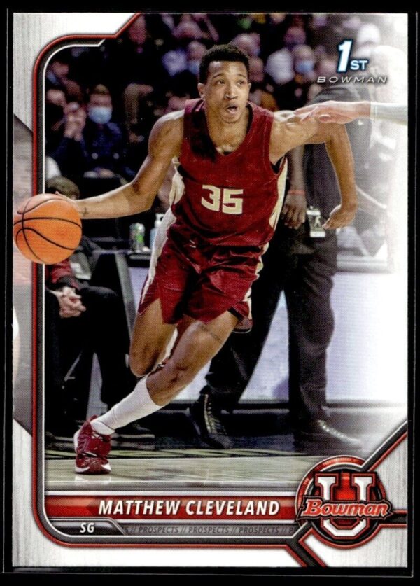 _10 2002 Bowman University #99 Matthew Cleveland