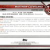 2002 Bowman University  #99 Matthew Cleveland