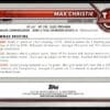 2002 Bowman University  #23 Max Christie