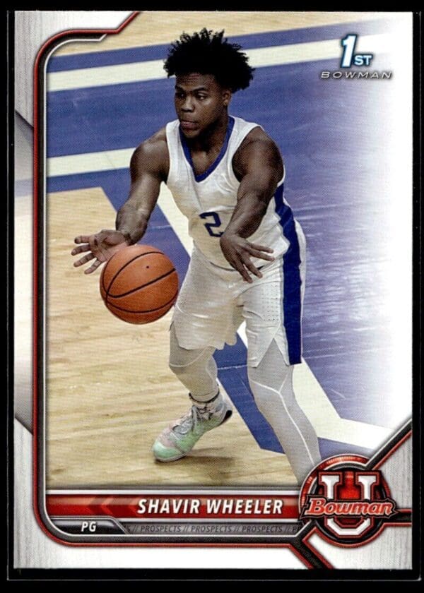 2002 Bowman University  #46 Shavir Wheeler