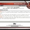 2002 Bowman University  #15 Mason Miller