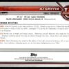 2002 Bowman University  #95 Aj Griffin
