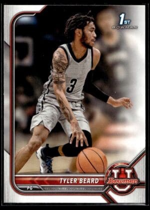 _10 2002 Bowman University #19 Tyler Beard