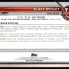 2002 Bowman University  #49 Blake Wesley