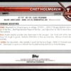 2002 Bowman University  #38 Chet Homgren