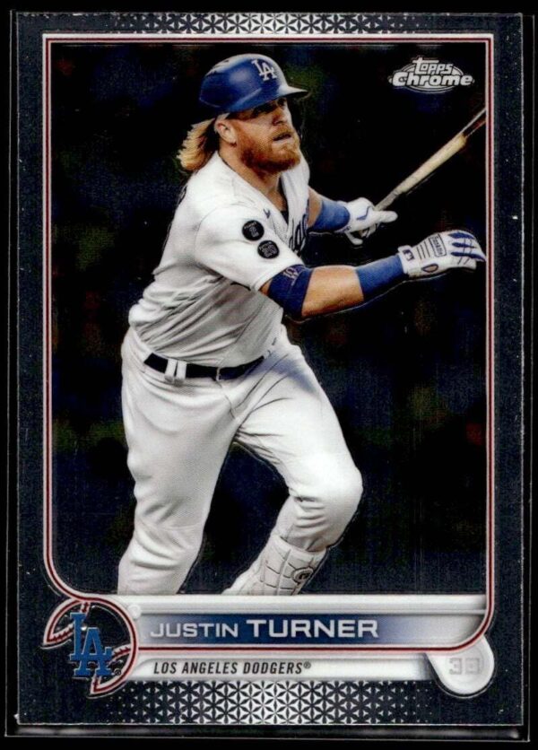 _10 2022 Topps Chrome Los Angeles Dodgers #194 Justin Turner